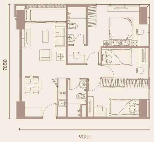 Dfh. Dijual Apartemen Sakura Garden City Termurah di Jakarta